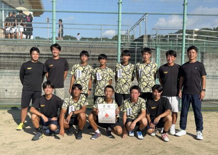 令和７年度大分県高等学校新人体育大会テニス競技（男子）結果報告